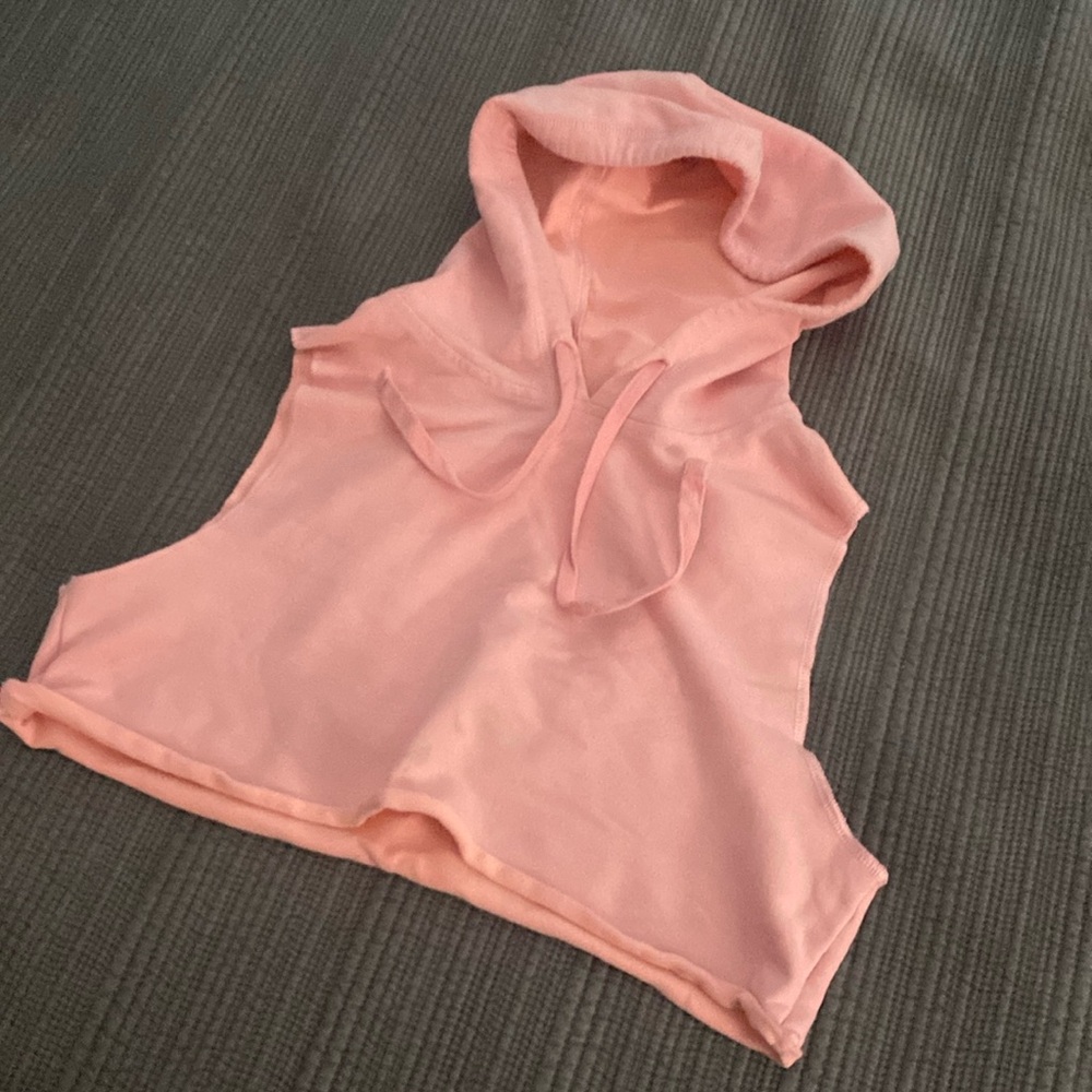Pink Cropped Hoodie/Tank
